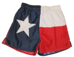 Men’s Texas Flag Swim Trunks XX-Large